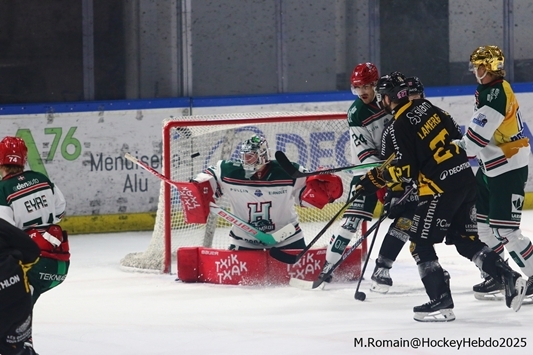 Photo hockey Ligue Magnus - Ligue Magnus  : 13ème journée : Rouen vs Anglet - Rouen prend sa revanche sur Anglet.
