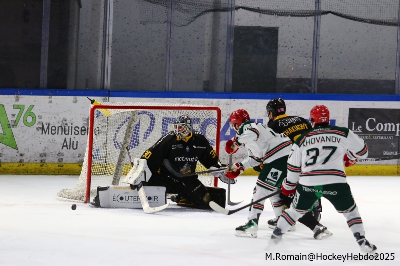 Photo hockey Ligue Magnus - Ligue Magnus  : 13ème journée : Rouen vs Anglet - Rouen prend sa revanche sur Anglet.