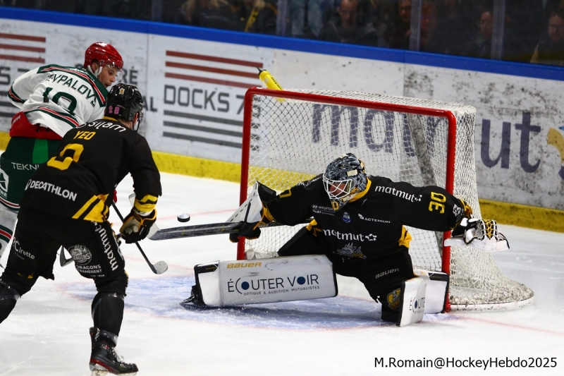 Photo hockey Ligue Magnus - Ligue Magnus  : 13ème journée : Rouen vs Anglet - Rouen prend sa revanche sur Anglet.