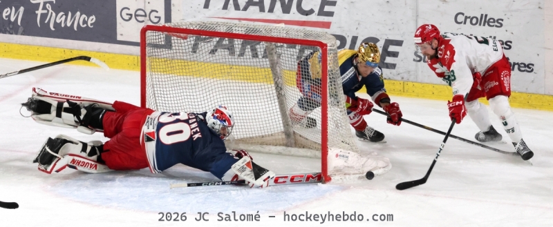 Photo hockey Ligue Magnus - Ligue Magnus  : 15ème journée : Grenoble  vs Cergy-Pontoise - Grenoble, médiocre, s’incline devant Cergy
