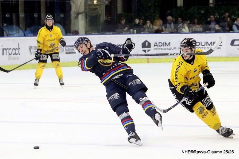 Photo hockey Ligue Magnus - Ligue Magnus  : 16ème journée : Nice vs Rouen - Une défaite encourageante 