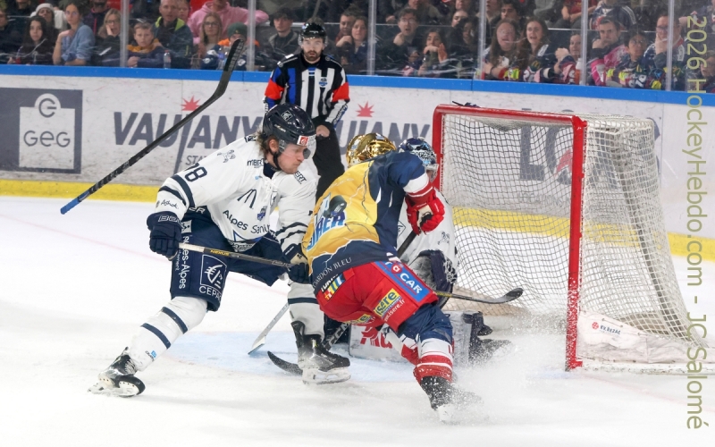 Photo hockey Ligue Magnus - Ligue Magnus  : 17ème journée : Grenoble  vs Gap  - Les solides Gapençais s’offrent Grenoble