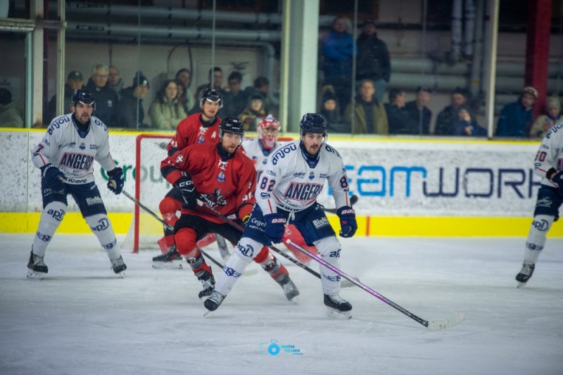 Photo hockey Ligue Magnus - Ligue Magnus  : 18ème journée : Chamonix  vs Angers  - Chamonix fait tomber le leader !