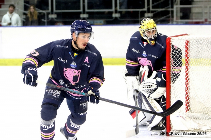 Photo hockey Ligue Magnus - Ligue Magnus  : 19ème journée : Nice vs Gap  - Les Aigles en totale maîtrise