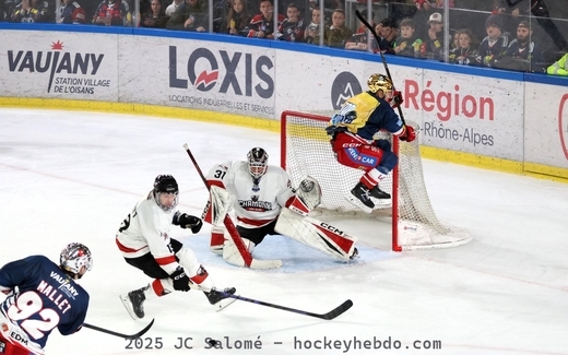 Photo hockey Ligue Magnus - Ligue Magnus  : 23ème journée : Grenoble  vs Chamonix  - Grenoble blanchit à nouveau Chamonix