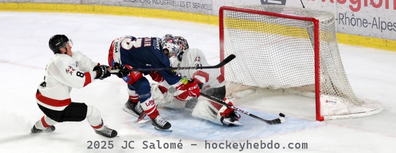 Photo hockey Ligue Magnus - Ligue Magnus  : 23ème journée : Grenoble  vs Chamonix  - Grenoble blanchit à nouveau Chamonix