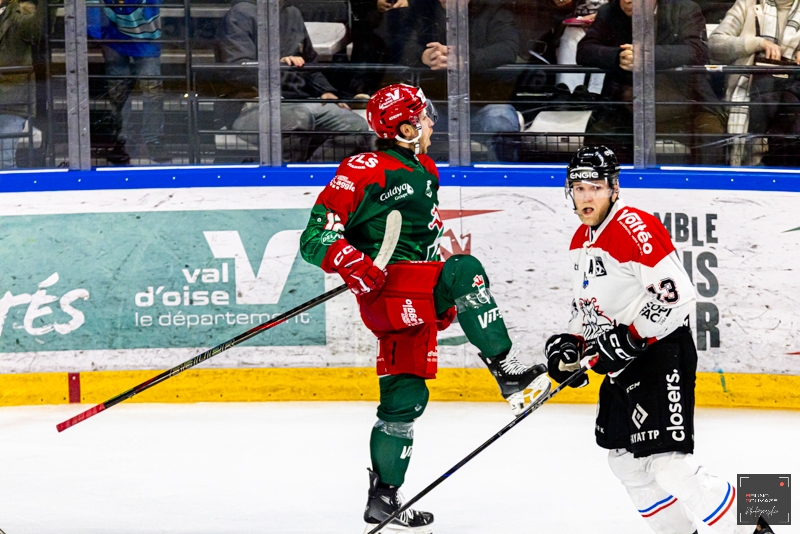 Photo hockey Ligue Magnus - Ligue Magnus  : 25ème journée : Cergy-Pontoise vs Bordeaux - Les Jokers domptent les Boxers