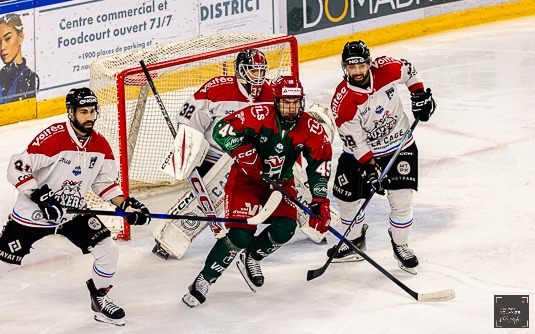 Photo hockey Ligue Magnus - Ligue Magnus  : 25ème journée : Cergy-Pontoise vs Bordeaux - Les Jokers domptent les Boxers