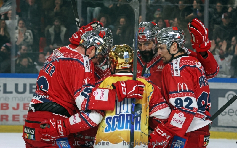 Photo hockey Ligue Magnus - Ligue Magnus  : 27ème journée : Grenoble  vs Angers  - Grenoble domine Angers !