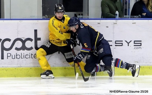 Photo hockey Ligue Magnus - Ligue Magnus  : 27ème journée : Nice vs Rouen - Les Aigles ont tenu tête au leader