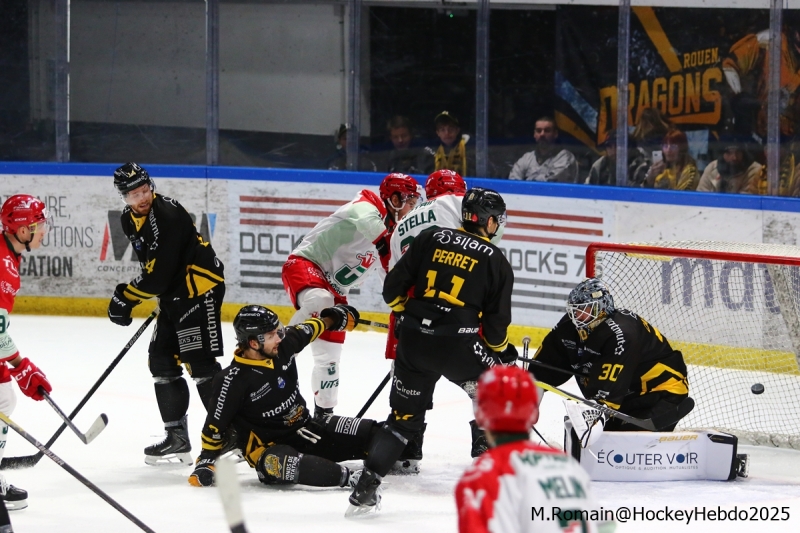 Photo hockey Ligue Magnus - Ligue Magnus : 28ème journée : Rouen vs Cergy-Pontoise - Les Dragons terminent l’année par une victoire ! Photo hockey Ligue Magnus - Ligue Magnus : 28ème journée : Rouen vs Cergy-Pontoise - Les Dragons terminent l’année par une victoire !