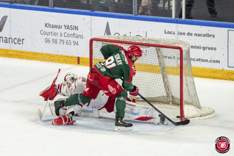 Photo hockey Ligue Magnus - Ligue Magnus  : 29ème journée : Cergy-Pontoise vs Briançon  - Grosse déconvenue de Briançon à Cergy