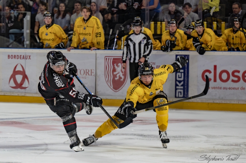 Photo hockey Ligue Magnus - Ligue Magnus  : 2ème journée : Bordeaux vs Rouen - Les Boxers cèdent dans la dernière !