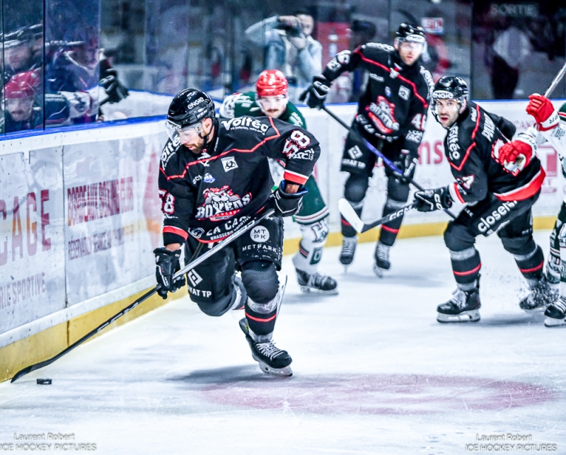 Photo hockey Ligue Magnus - Ligue Magnus  : 31ème journée : Bordeaux vs Anglet - Bordeaux déroule sans trembler face à l