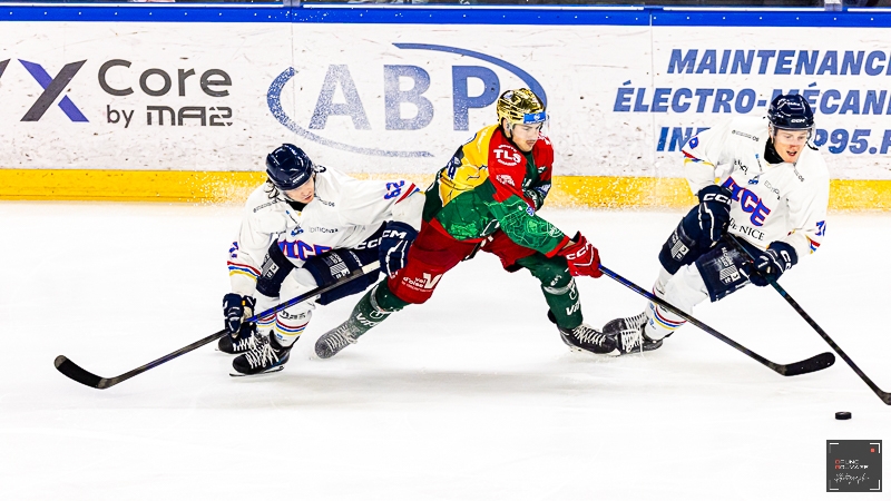 Photo hockey Ligue Magnus - Ligue Magnus  : 31ème journée : Cergy-Pontoise vs Nice - La belle affaire de Nice à Cergy