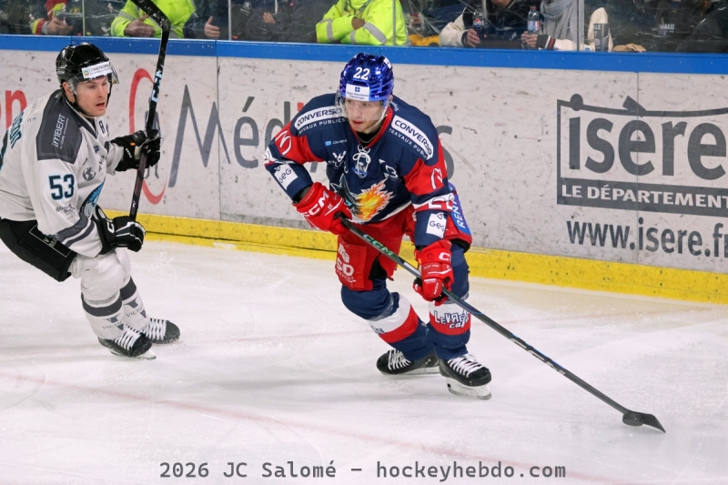 Photo hockey Ligue Magnus - Ligue Magnus  : 31ème journée : Grenoble  vs Marseille - Grenoble dompte les Spartiates 