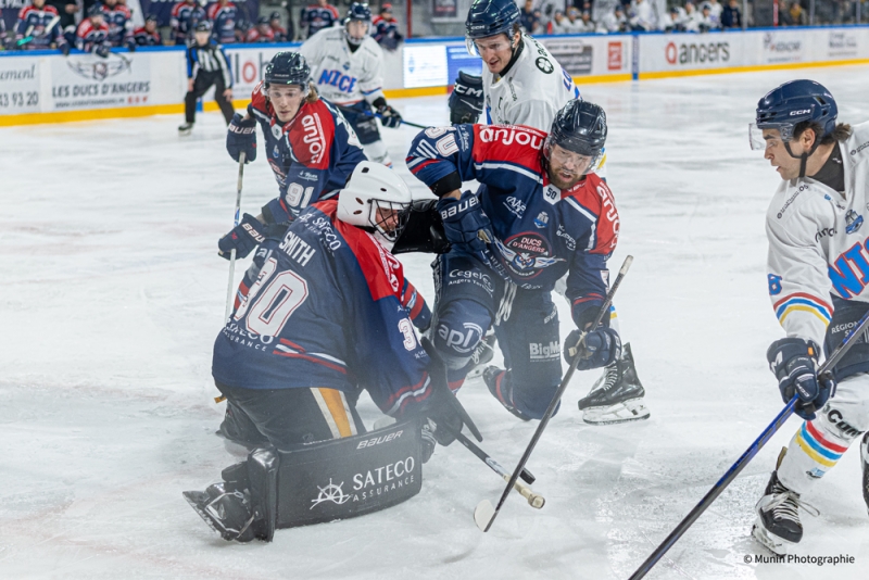 Photo hockey Ligue Magnus - Ligue Magnus  : 35ème journée : Angers  vs Nice - Angers une victoire aux forceps