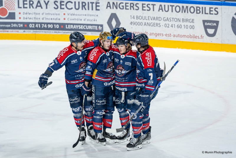 Photo hockey Ligue Magnus - Ligue Magnus  : 35ème journée : Angers  vs Nice - Angers une victoire aux forceps