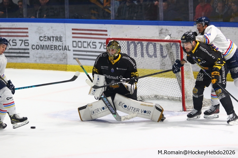 Photo hockey Ligue Magnus - Ligue Magnus  : 37ème journée : Rouen vs Nice - Rouen s’impose en prolongation face Nice