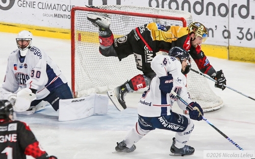 Photo hockey Ligue Magnus - Ligue Magnus  : 38ème journée : Amiens  vs Angers  - Amiens fait tomber Angers