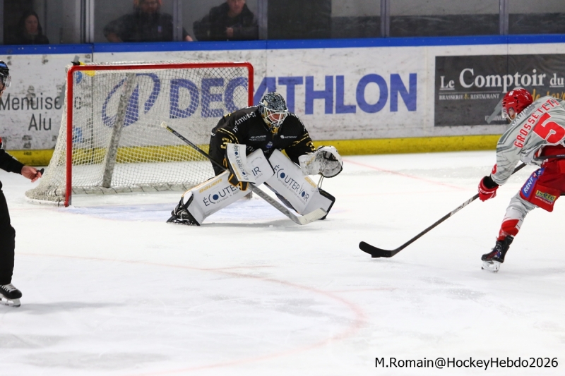 Photo hockey Ligue Magnus - Ligue Magnus  : 39ème journée : Rouen vs Grenoble  - LM : Rouen accentue son leader ship.