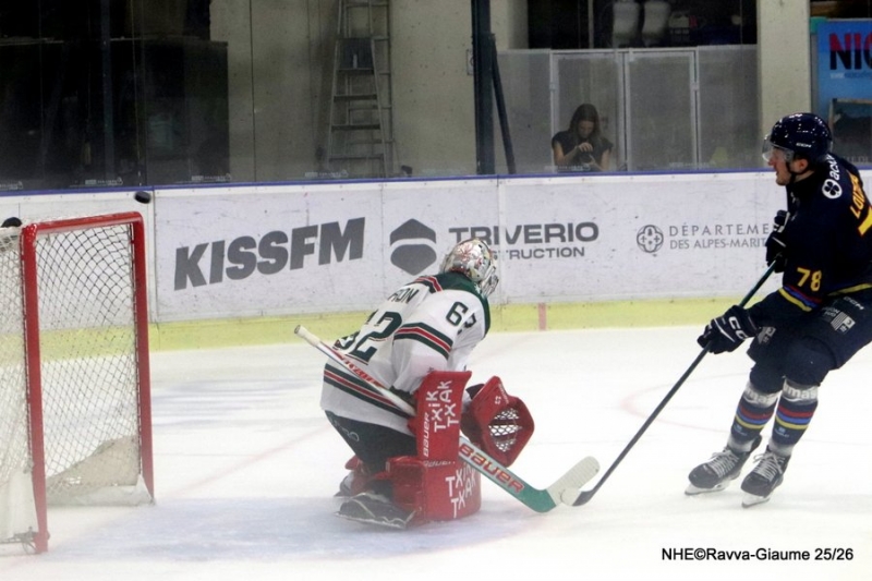 Photo hockey Ligue Magnus - Ligue Magnus  : 3ème journée : Nice vs Anglet - Défaite surprenante des Aigles