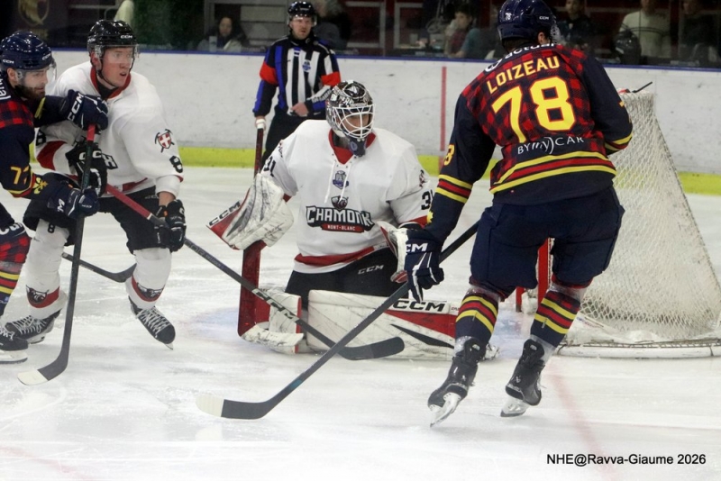 Photo hockey Ligue Magnus - Ligue Magnus  : 40ème journée : Nice vs Chamonix  - Les Aigles renversent Chamonix à Jean-Bouin