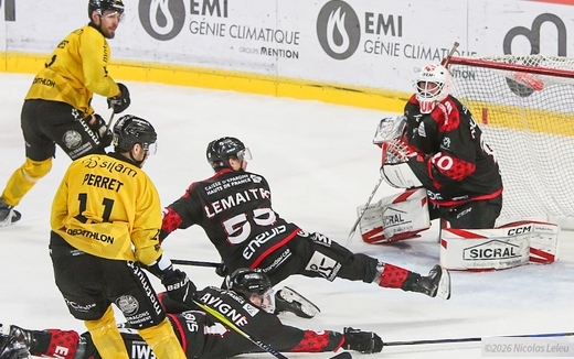 Photo hockey Ligue Magnus - Ligue Magnus  : 40ème journée : Amiens  vs Rouen - Large victoire de Rouen à Amiens