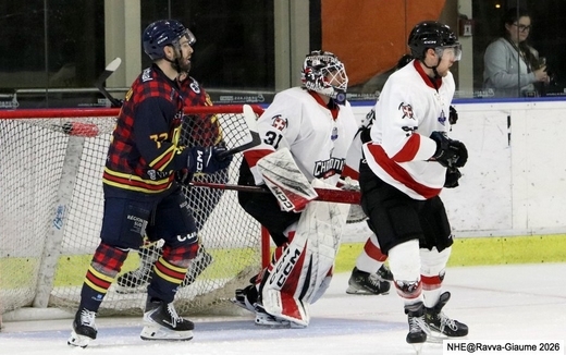 Photo hockey Ligue Magnus - Ligue Magnus  : 40ème journée : Nice vs Chamonix  - Les Aigles renversent Chamonix à Jean-Bouin