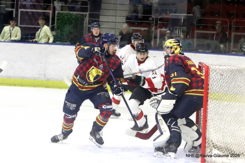 Photo hockey Ligue Magnus - Ligue Magnus  : 40ème journée : Nice vs Chamonix  - Les Aigles renversent Chamonix à Jean-Bouin