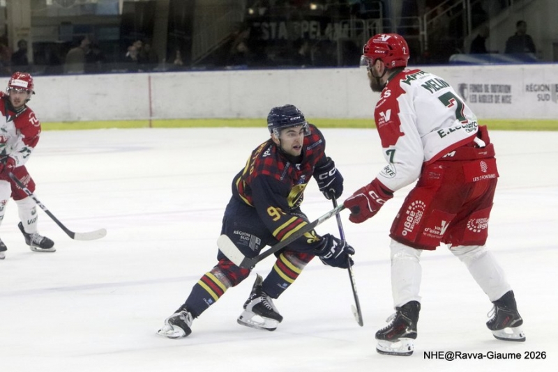 Photo hockey Ligue Magnus - Ligue Magnus  : 41ème journée : Nice vs Cergy-Pontoise - Nice – Cergy : Un comeback renversant & Vidéo