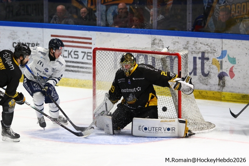 Photo hockey Ligue Magnus - Ligue Magnus  : 41ème journée : Rouen vs Gap  - Un festival offensif des Rouennais.