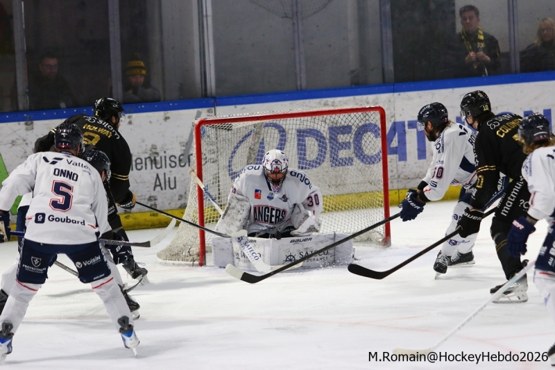 Photo hockey Ligue Magnus - Ligue Magnus  : 43ème journée : Rouen vs Angers  - Angers s’impose dans un match sans intensité