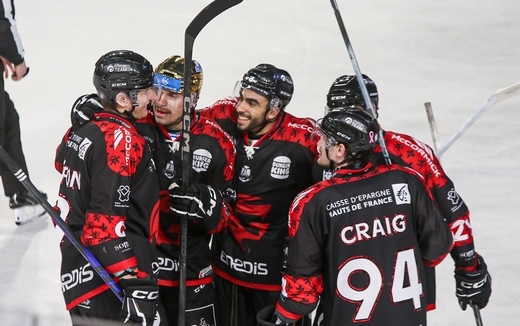 Photo hockey Ligue Magnus - Ligue Magnus  : 9ème journée : Amiens  vs Anglet - Amiens s’impose enfin à domicile face à Anglet