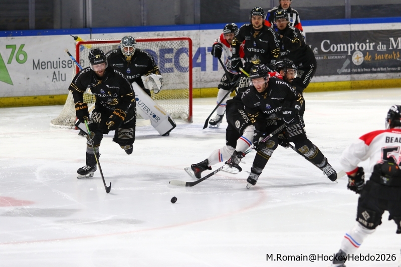 Photo hockey Ligue Magnus - Ligue Magnus - 1/2 de Finale - Match 1 : Rouen vs Bordeaux - Bordeaux remporte la première manche sur l’Ile Lacroix !