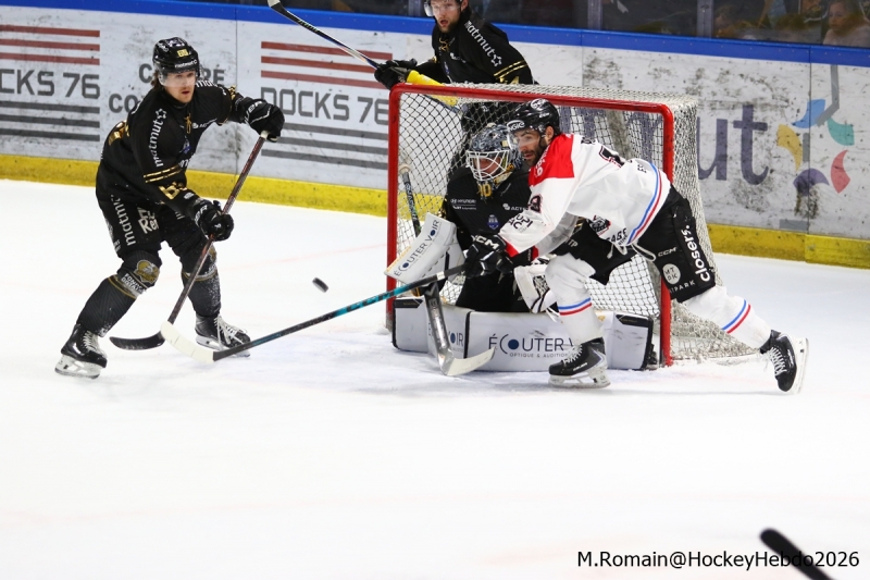 Photo hockey Ligue Magnus - Ligue Magnus - 1/2 de Finale - Match 2 : Rouen vs Bordeaux - Bordeaux fait le break !