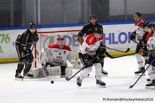 Photo hockey Ligue Magnus - Ligue Magnus - 1/2 de Finale - Match 2 : Rouen vs Bordeaux - Bordeaux fait le break !