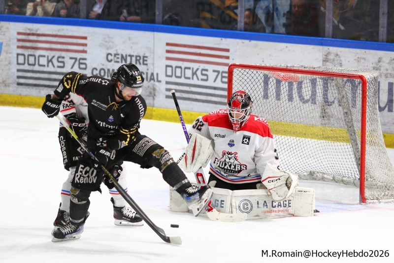 Photo hockey Ligue Magnus - Ligue Magnus - 1/2 de Finale - Match 2 : Rouen vs Bordeaux - Bordeaux fait le break !