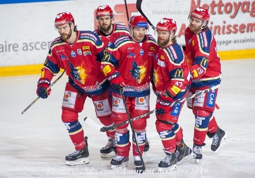 Photo hockey Ligue Magnus - Ligue Magnus - 1/2 finale match 2 : Grenoble  vs Amiens  - Grenoble double (péniblement) la mise