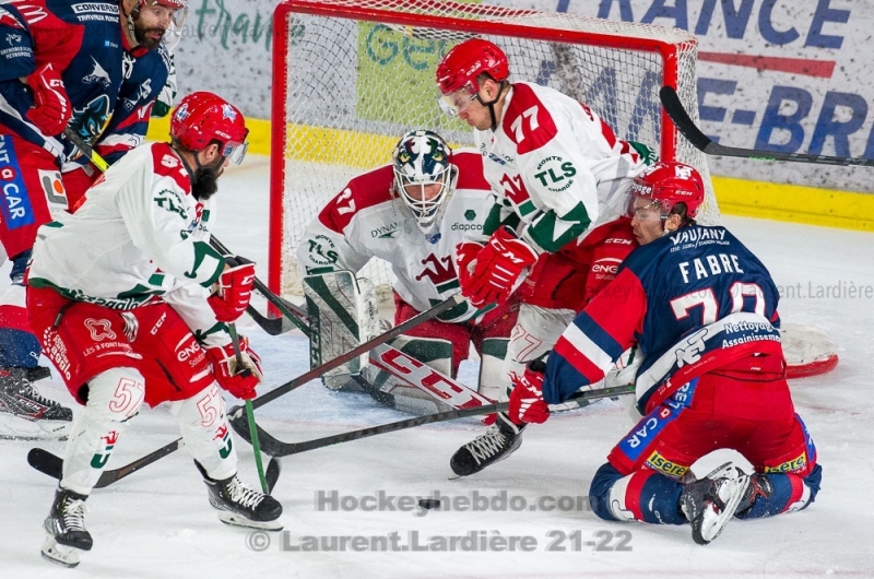 Photo hockey Ligue Magnus - Ligue Magnus - 1/2 finale match 2 : Grenoble  vs Cergy-Pontoise - La réussite au rendez-vous! 