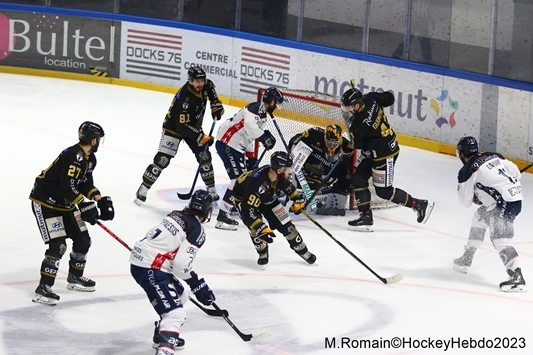 Photo hockey Ligue Magnus - Ligue Magnus - 1/2 finale match 2 : Rouen vs Angers  - LM : Angers relance les débats