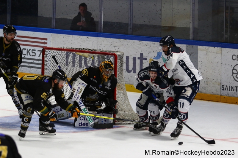Photo hockey Ligue Magnus - Ligue Magnus - 1/2 finale match 2 : Rouen vs Angers  - LM : Angers relance les débats