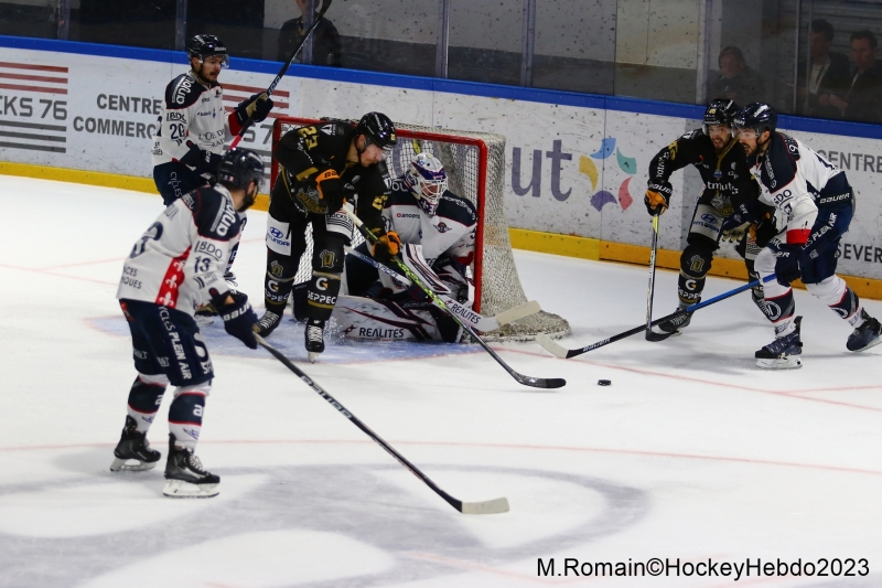 Photo hockey Ligue Magnus - Ligue Magnus - 1/2 finale match 2 : Rouen vs Angers  - LM : Angers relance les débats