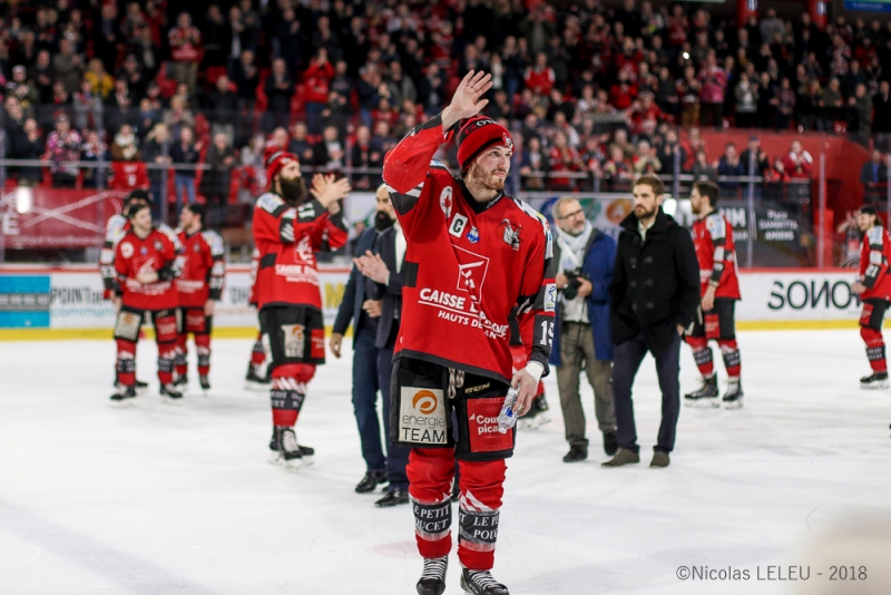 Photo hockey Ligue Magnus - Ligue Magnus - 1/2 finale match 4 : Amiens  vs Grenoble  - Les Brûleurs de loups en finale