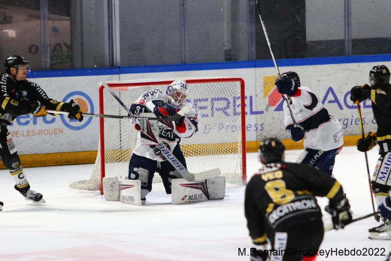 Photo hockey Ligue Magnus - Ligue Magnus - 1/2 finale match 4 : Rouen vs Angers  - LM : Le réveil du dragon.