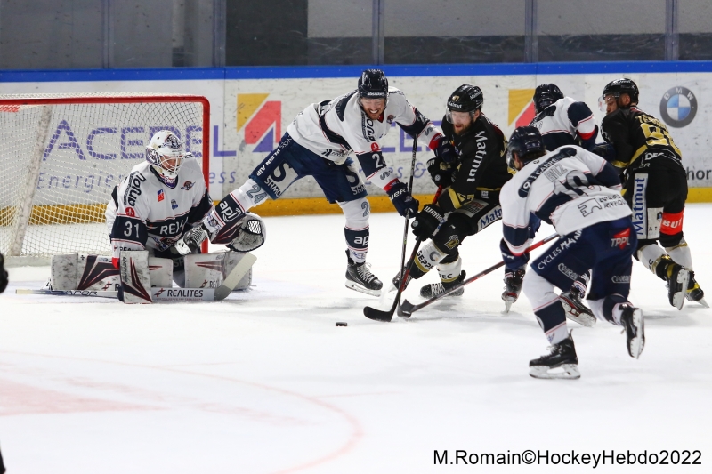 Photo hockey Ligue Magnus - Ligue Magnus - 1/2 finale match 6 : Rouen vs Angers  - LM : Angers revient à hauteur.