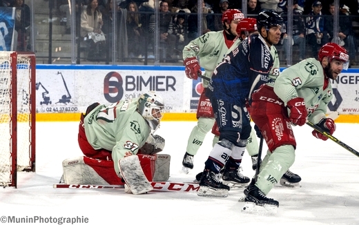 Photo hockey Ligue Magnus - Ligue Magnus - 1/4 de Finale - Match 1 : Angers  vs Cergy-Pontoise - Poffs LM -M1 - Cergy s