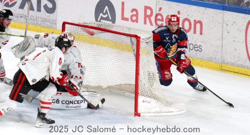 Photo hockey Ligue Magnus - Ligue Magnus - 1/4 de Finale - Match 1 : Grenoble  vs Nice - Hiérarchie difficilement respectée
