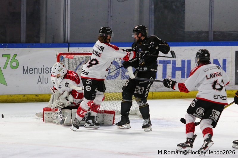 Photo hockey Ligue Magnus - Ligue Magnus - 1/4 de Finale - Match 1 : Rouen vs Amiens  - Les Dragons prennent le premier point !