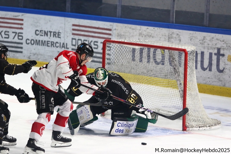 Photo hockey Ligue Magnus - Ligue Magnus - 1/4 de Finale - Match 1 : Rouen vs Amiens  - Rouen remporte le premier round.